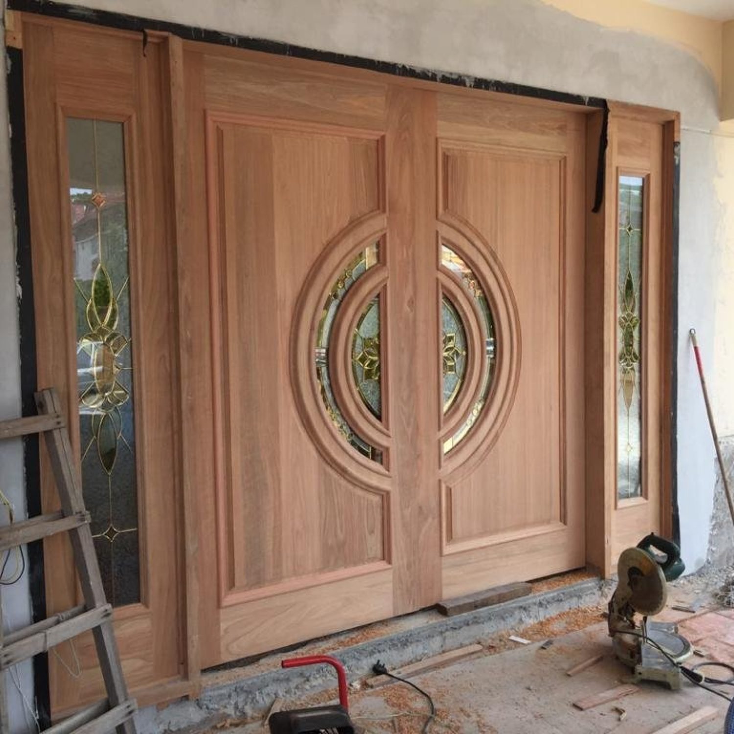 Custom-Solid-Wood-Door-and-Frame-Malaysia
